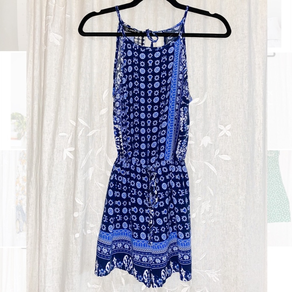 Blue romper